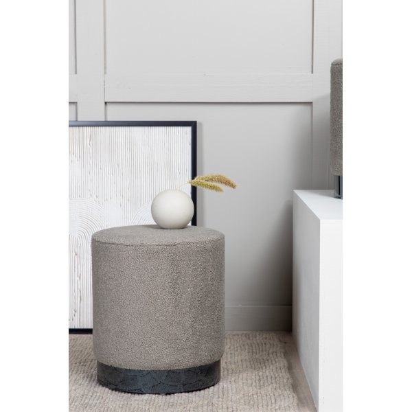 Remi sittepuff - Gråbeige teddy Remi sittepuff - Gråbeige teddy