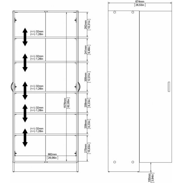 Focus garderobe - Hvit