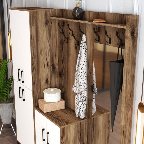 Berlin gangmbel, abc - Valntt/hvit