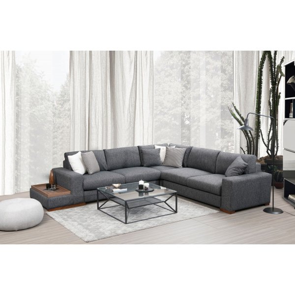 Look hj�rnesofa - Antrasitt