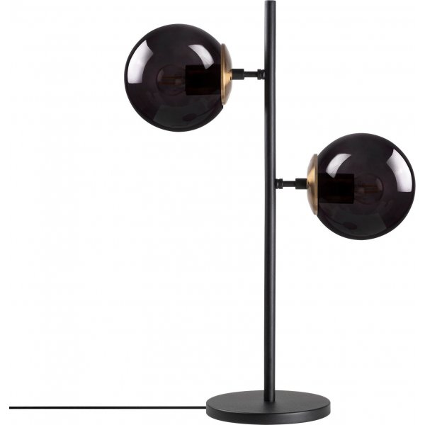 Fasett bordlampe, opal - Svart Fasett bordlampe, opal - Svart