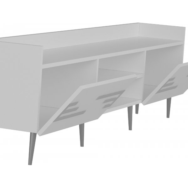 Garfo mediabenk - Hvit