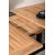 Panama spisebord 210 x 90 cm - Sort/Naturlig