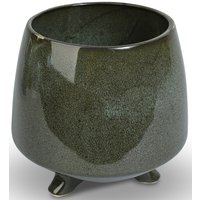Krukke Dreie med tre føtter H16 cm - Grønn Krukke Dreie med tre føtter H16 cm - Grønn