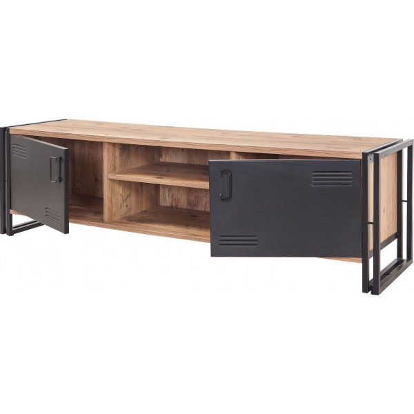 Cosmo Rex mediebenk - Furu/svart