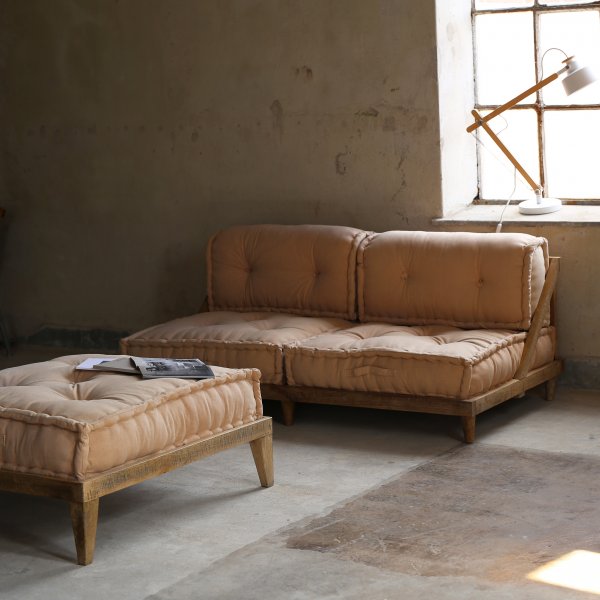 Heriya 2-seters sofa - Beige Heriya 2-seters sofa - Beige