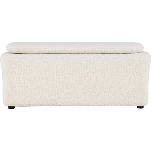 Laurel puff - Hvit boucle Laurel puff - Hvit boucle