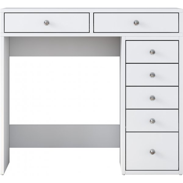 Bijou sminkebord 8 - 90 x 44,5 cm - Hvit Bijou sminkebord 8 - 90 x 44,5 cm - Hvit