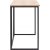 Lissa skrivebord 120 x 50 cm - Safir eik/sort