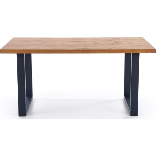 Sauber uttrekkbart spisebord 90x160-250 cm - Eik/svart Sauber uttrekkbart spisebord 90x160-250 cm - Eik/svart