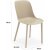 Skall spisestuestol 2-pakning - Beige