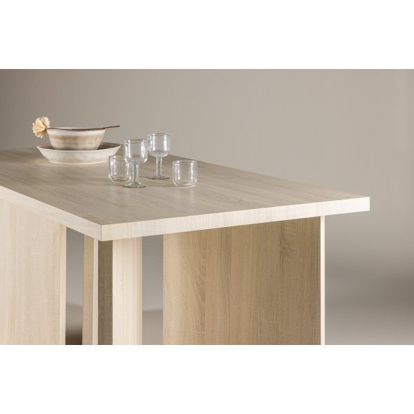 Bassholmen spisebord 180 x 90 cm - Whitewash Bassholmen spisebord 180 x 90 cm - Whitewash