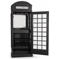 Barskap telefonkiosk - Svart Barskap telefonkiosk - Svart