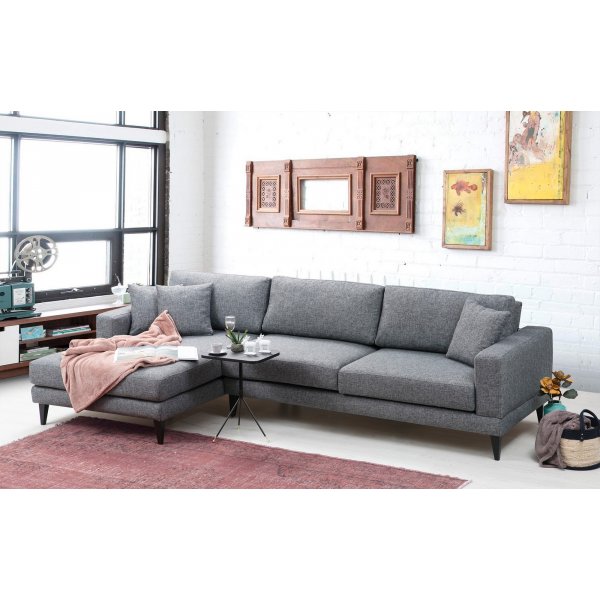 Nordic divansofa - M�rk gr�