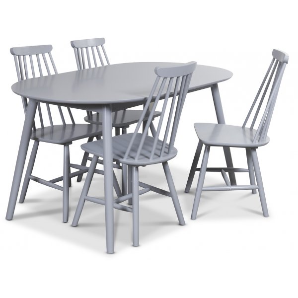 Göteborg Pinnestol - Lys grå Göteborg Pinnestol - Lys grå