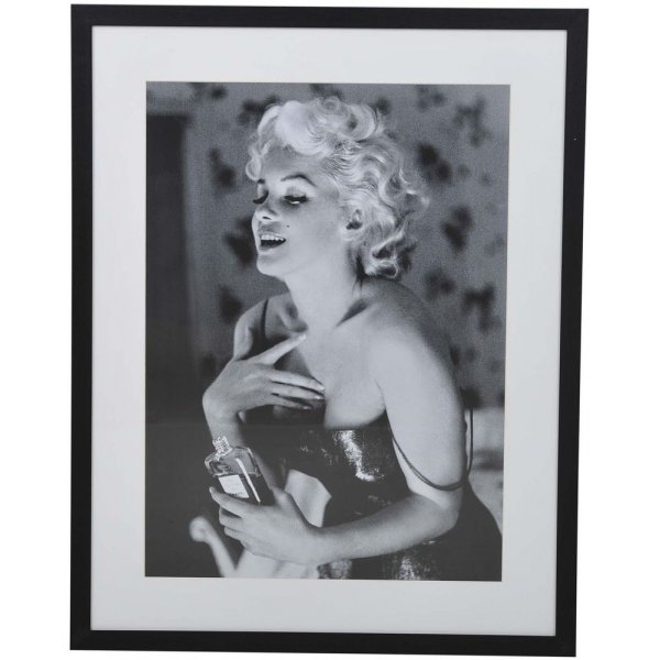 Villamaleri Marilyn positur - Svart/hvit