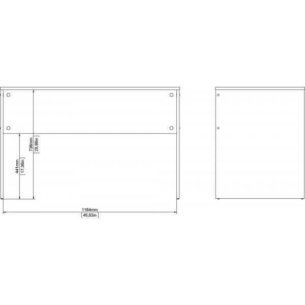 Function Plus skrivebord 120,2 x 60 x 72,4 cm - Hvit Function Plus skrivebord 120,2 x 60 x 72,4 cm - Hvit