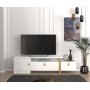 Aramis TV-stativ - Hvit/gull