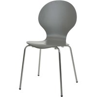 Dyrerød stol - Lys grå