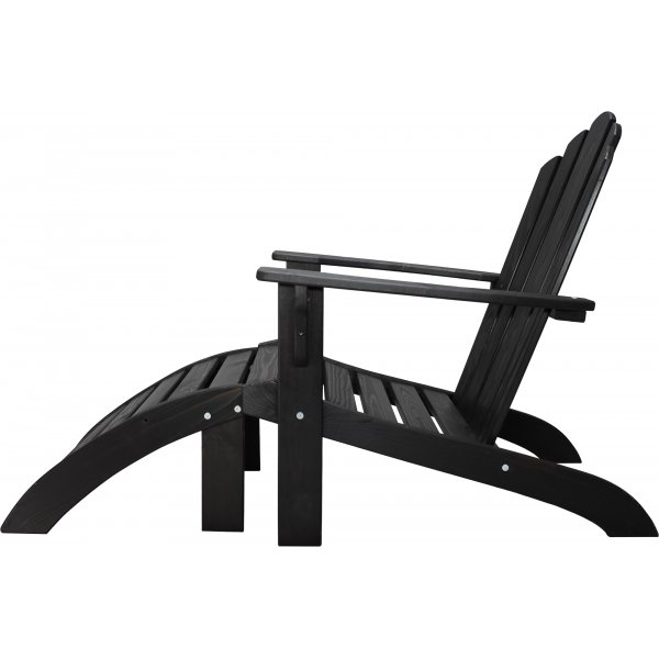 Newport Deck Chair - Svart Newport Deck Chair - Svart