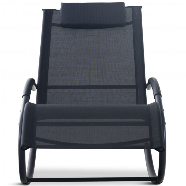 Solseng med gyngefunksjon - Svart