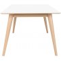 Kbenhavn Spisebord - Hvit/Natur - 150/230x95