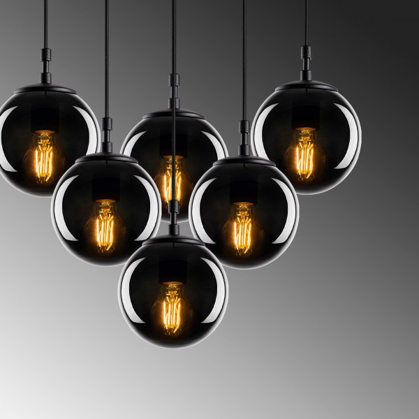 Effy taklampe 2181 - Sort/fume Effy taklampe 2181 - Sort/fume