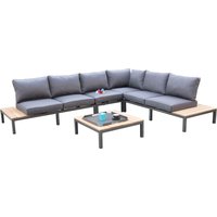 Abisko sofagruppe hjørnesofa - Tre/grå Abisko sofagruppe hjørnesofa - Tre/grå