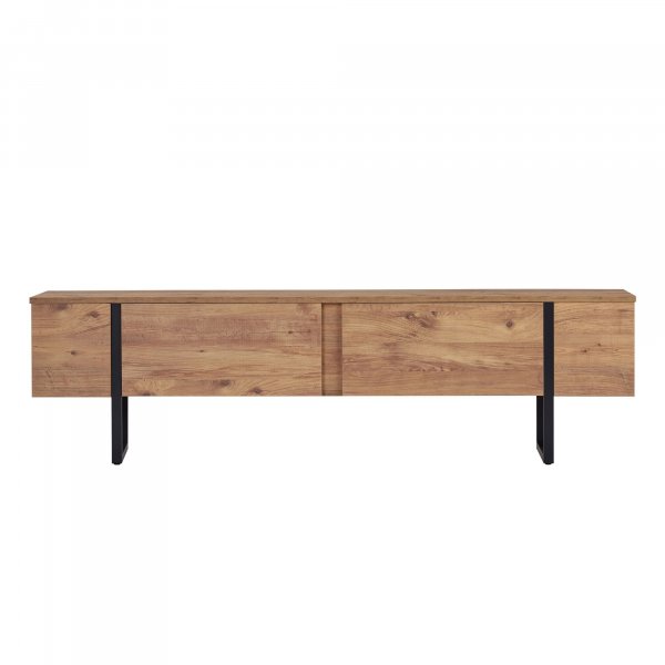 TV-stativ Orost 180 cm - Atlantic Pine/svart