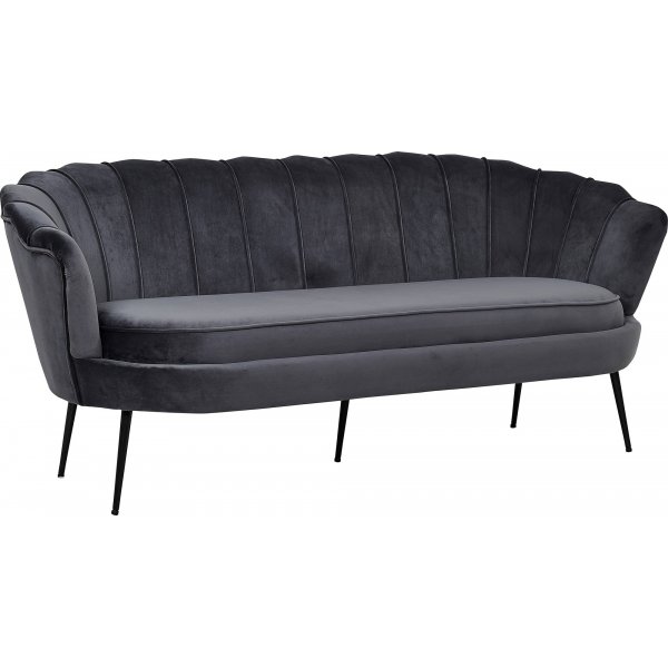 Ballini 3-seters sofa - Mørkegrå Ballini 3-seters sofa - Mørkegrå