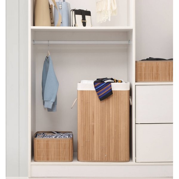 Carolin skittentyskurv 72 l - Bambus