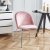 Plaza velvet stol - Lyserosa/krom + Mbelpleiesett for tekstiler