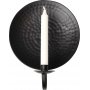 Sirdal vegglampe - Sort