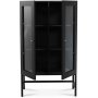 Carl vitrineskap (Highboard) - Svartbeiset eik