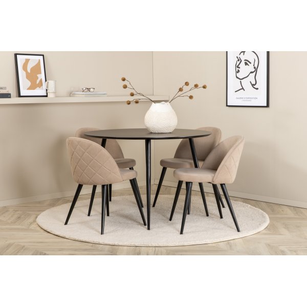 Alice spisestol - Beige