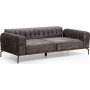 Siesta 3-seters chesterfield sofa - antrasitt