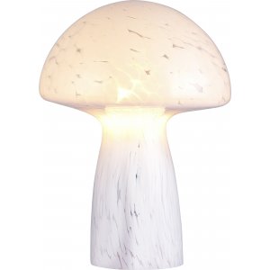 Mushi bordlampe 16 cm - Hvit/Klar