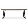 Edge 3.0 spisebord 240x90 cm - Grtt hytrykkslaminat (HPL)