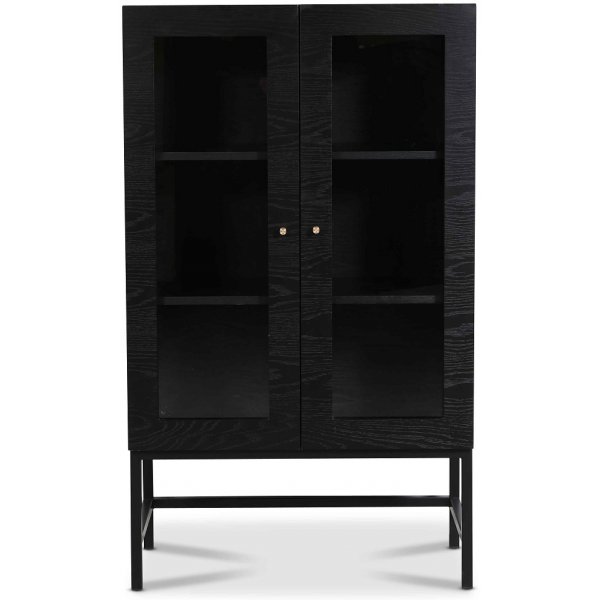 Carl vitrineskap (Highboard) - Svartbeiset eik Carl vitrineskap (Highboard) - Svartbeiset eik