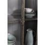 Industry vitrineskap i metall - Metall / Glass