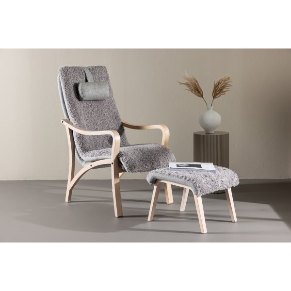 Fårö lenestol - Lys grå/Whitewash Fårö lenestol - Lys grå/Whitewash