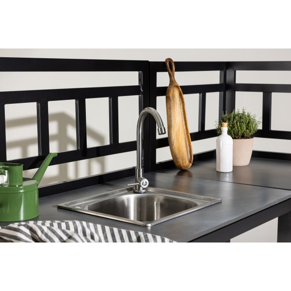 Utekjøkken komplett svart - Alicante Utekjøkken komplett svart - Alicante