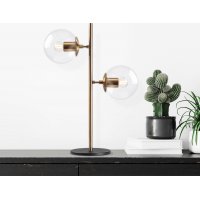 Fasett bordlampe, klar - Vintage Fasett bordlampe, klar - Vintage