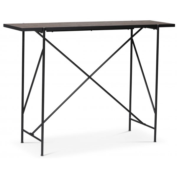 Portland barbord 140 cm - Brun/svart