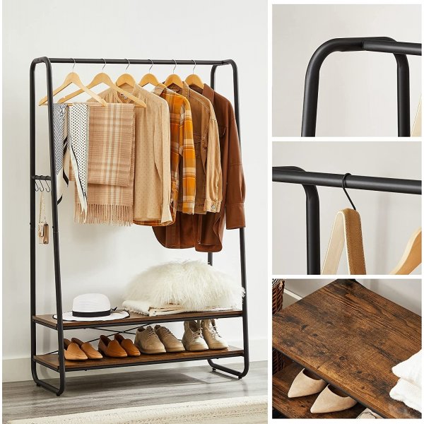 Hilde klesstativ - Brun/svart Hilde klesstativ - Brun/svart