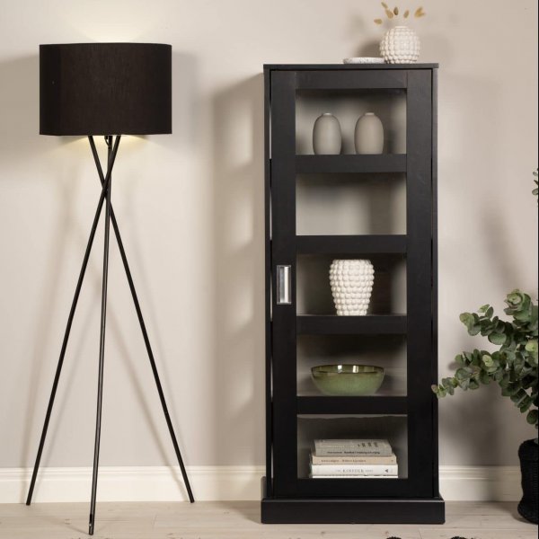 Touch vitrineskap - Svart