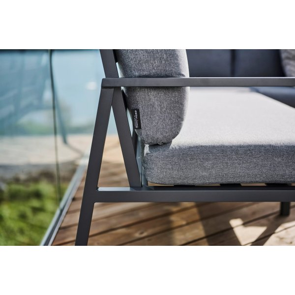 Trenton loungegruppe - Grå + Flekkfjerner for møbler Trenton loungegruppe - Grå + Flekkfjerner for møbler