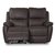 Enjoy Hollywood recliner sofa - 2-seter (el) i mrkebrunt mikrofiber