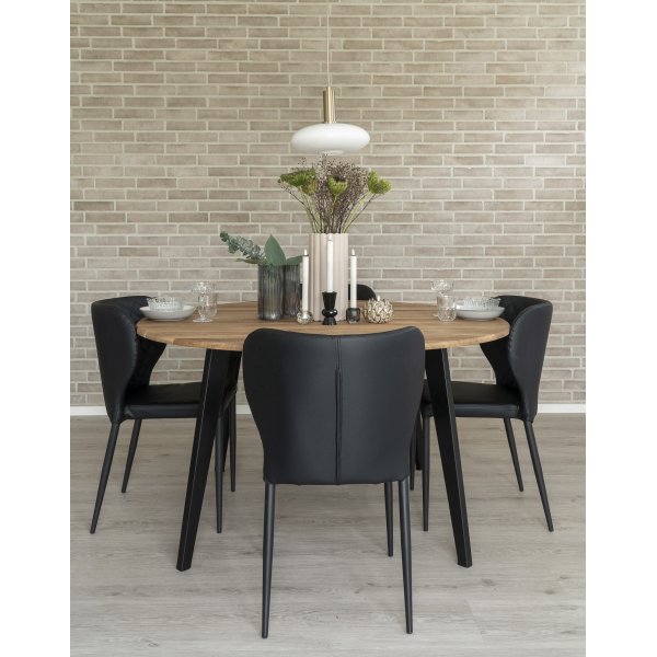 Pisa spisestuestol - Svart