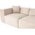 Lora 3-seters sofa - Cream